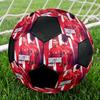 1PC  C R Greatness Size 5 Soccer Ball PrahaIndoor Soccer Ball Colorful All Ages Machine Stitched PVC Competition Ready Durable High-Bounce