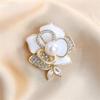 1Pc Elegant Classical Camellia Brooch Cute Sweet Pin Retro Creative Jewelry Accessories Birthday Party Festival Gift Trend 2026
