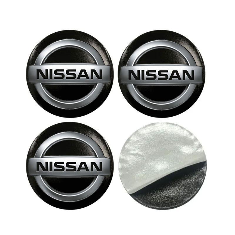 ATY1 Car Wheel Center Hub Cap Rim Cover Emblem Stickers For Nissan Rogue Pathfinder X-Trail GTR Note Juke Patrol Car Accessories