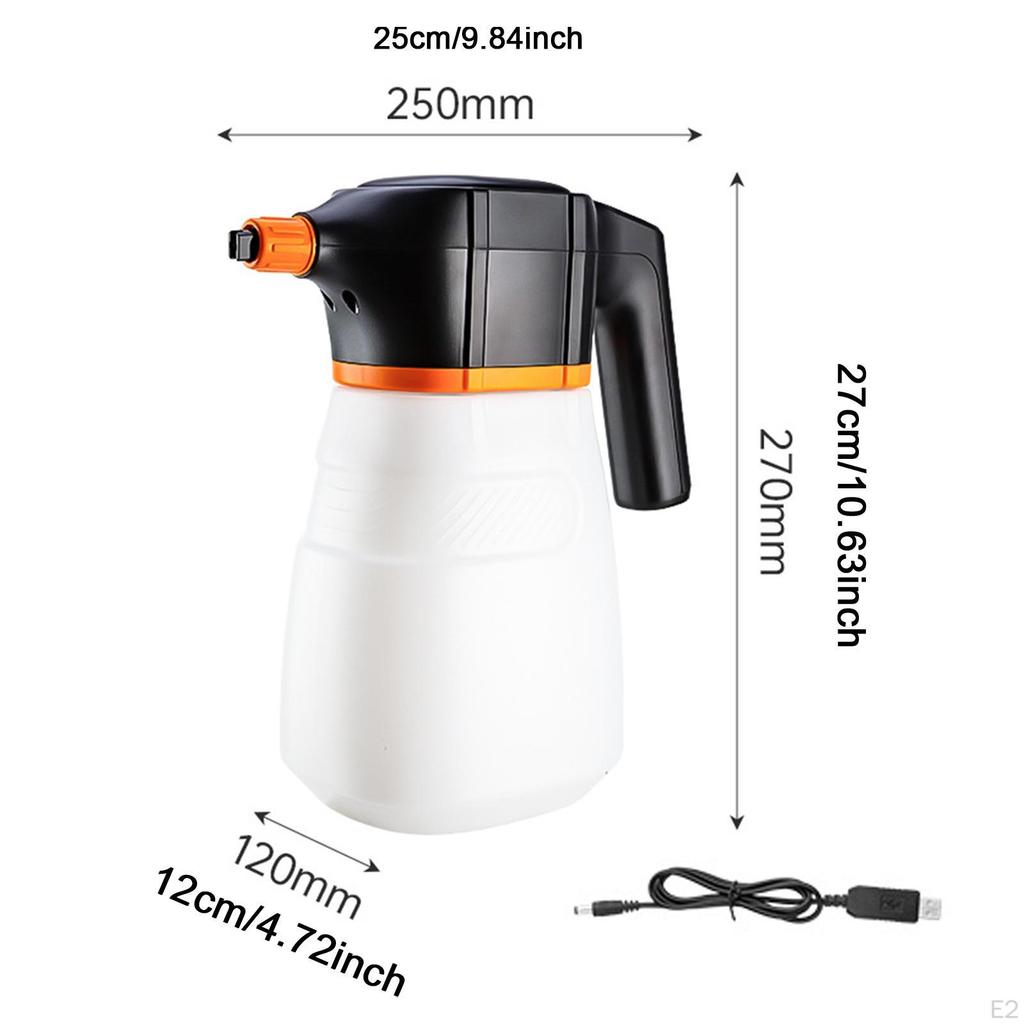 2L Electric Foam Sprayer for Vehicle Cleaning And Gardening