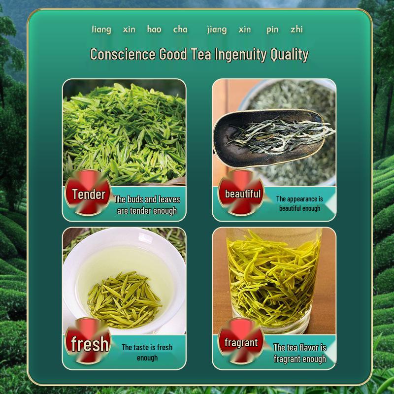 Xinyang Maojian Spring Tail Handmade Green Tea Gift Box - Pure Bud Rations