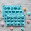15 Cavity Rose Mold Silicone Chocolate Candy Mold Diy Dessert Pudding Cake Decoration Mould Rose Shape Ice Cube Making Tools