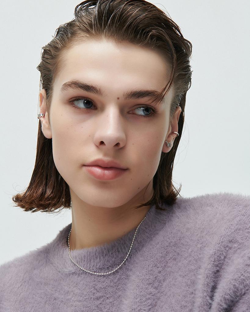 Blendoff Bubblings Ear Cuff (Slim) [Silver 925]