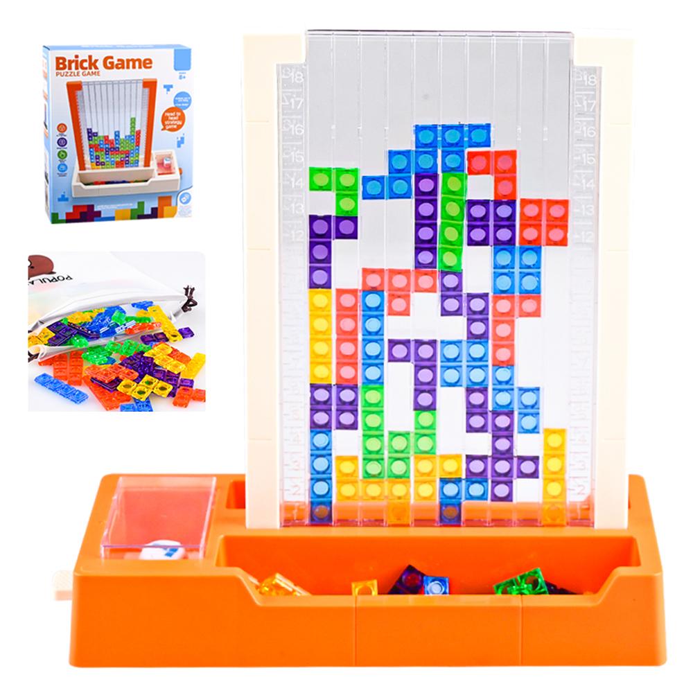 2145 3D Tetris Building Block Puzzle Toy Parent-Child Interactive Desktop Game