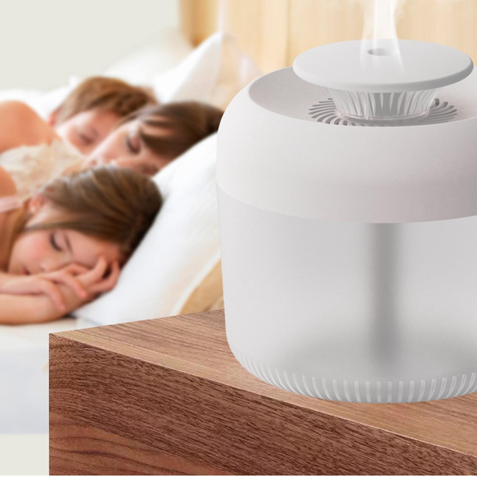 Ultrasonic Air Humidifier Essential Oil Aroma Difuser 2.4L Air Purifier белый