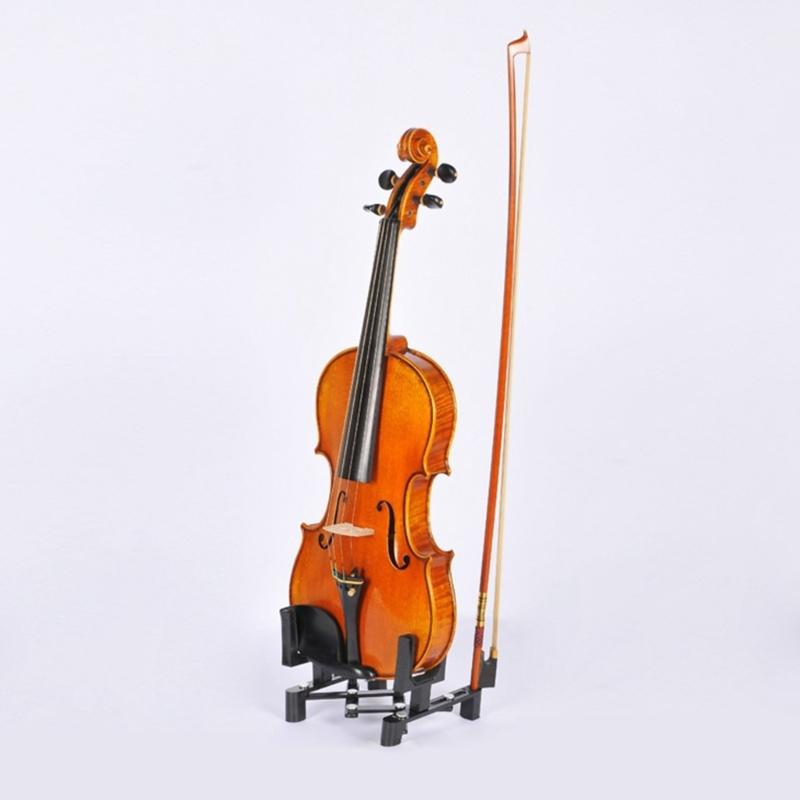 Supporto per Violino Pieghevole Portatile Regolabile Supporto per Violino Portatile in Plastica Supporto da Pavimento Accessori per Strumenti a Corda