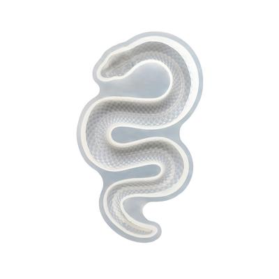 Silicone Mold Snake Shaped Silicone Molds Heat-resistant Large Snake 3D Cobras Mold Flexible Non-Stick Serpentine Pottery Mould