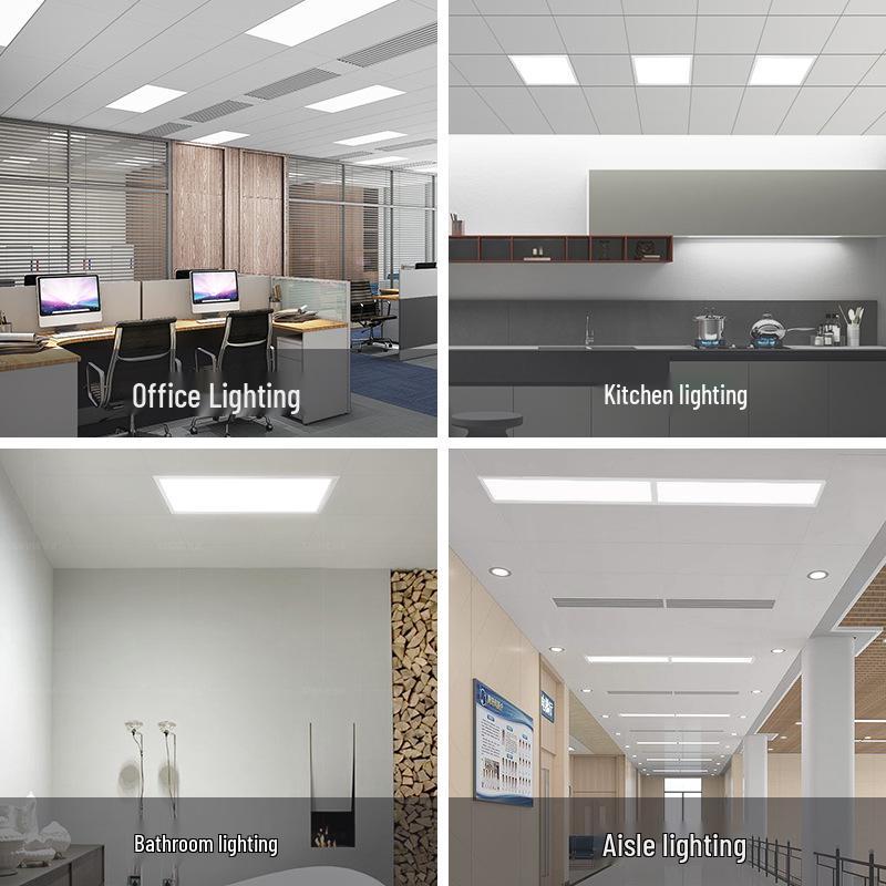 Recessed Ceiling LED Light: Aluminum Plate for Kitchen, Bathroom, or Bedroom