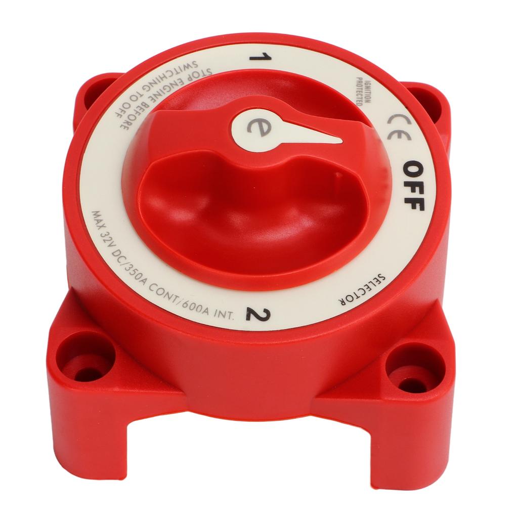 Battery Disconnect Switch Cut Off Power Kill Isolator 3 Levels 350A 32V DC for RV Marine Boat