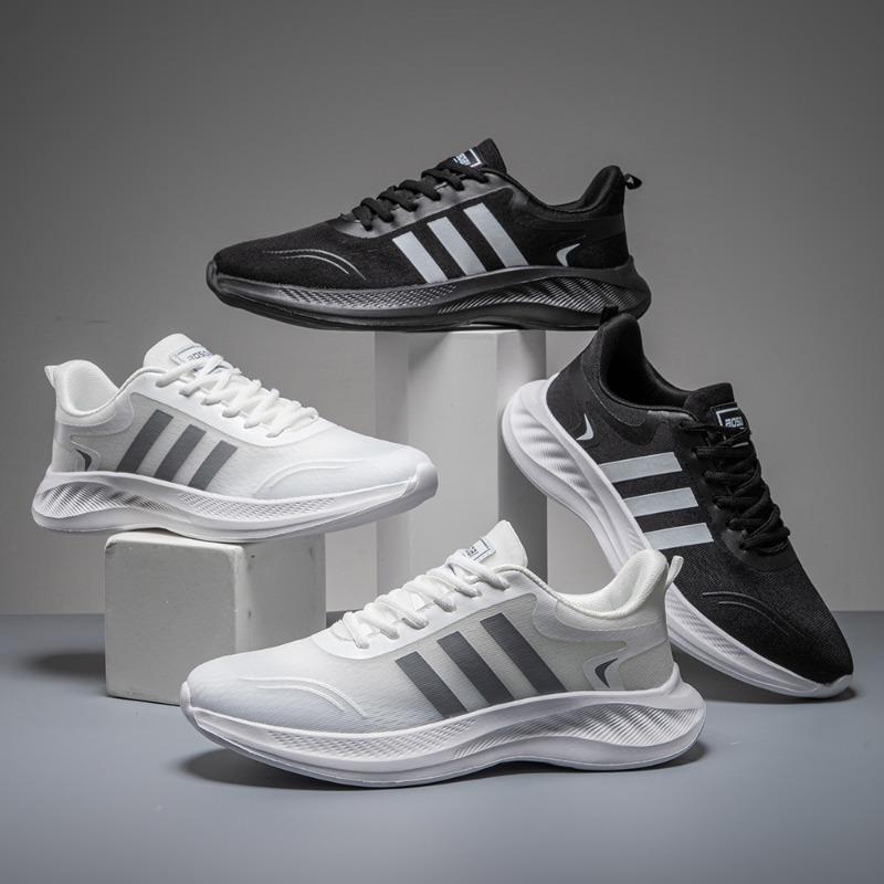 Spring and summer mesh breathable thin craftsmanship versatile casual ultra-light soft sneakers for men and women large size men