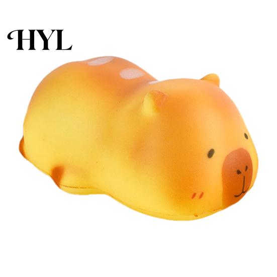 Fake Food Stress Reliever Simulated Toy Slow Rebound Bread Design Relief Rising Squeeze Realistic Texture Color Soft Silicone Decompression