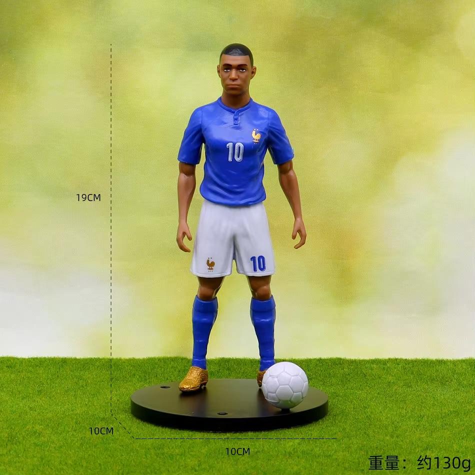 Model Car Accessories New Football Star FIFA C.Ronaldo Messi Mbappe Number 10 Jersey Desktop Dolls Ornament Football Fans Gifts
