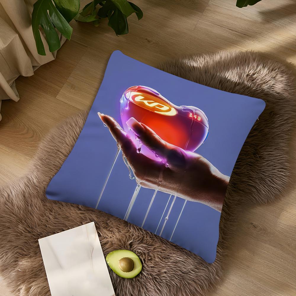 K-Katy Singer P-Perry 143 Kissenbezug Wohnzimmer Akzent Sofa Rückenstütze Quadratisch Lounge Entspannender Nickerchen Begleiter Kissenbezug