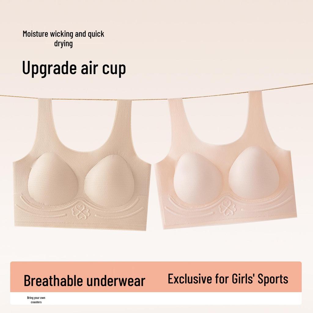 Seamless Pink Training Bra for Junior Girls