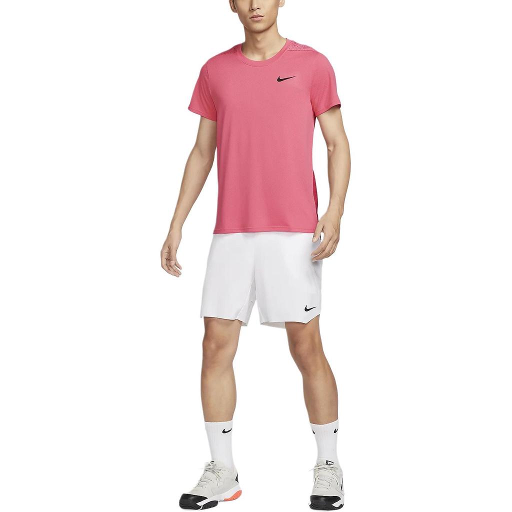 New Nike Court SlamDri Fit FW24 Tennis Top Men Aster Pink FQ2019-629