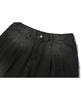 CPGN STUDIO Tie-Dye Bermuda Double-Pleated Denim Shorts Black