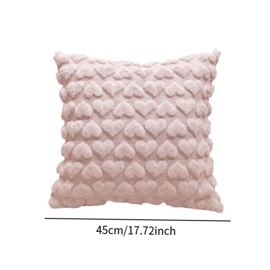 2 Stück Plüsch-Kissenbezüge Mehrzweck-Kompakte Zubehör Kissenhülle Dekokissenbezug für Bett Schlafzimmer Wohnzimmer Stuhl Sofa