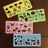4Pcs Multi DIY Art Drawing Template Ruler Stencil Stationery