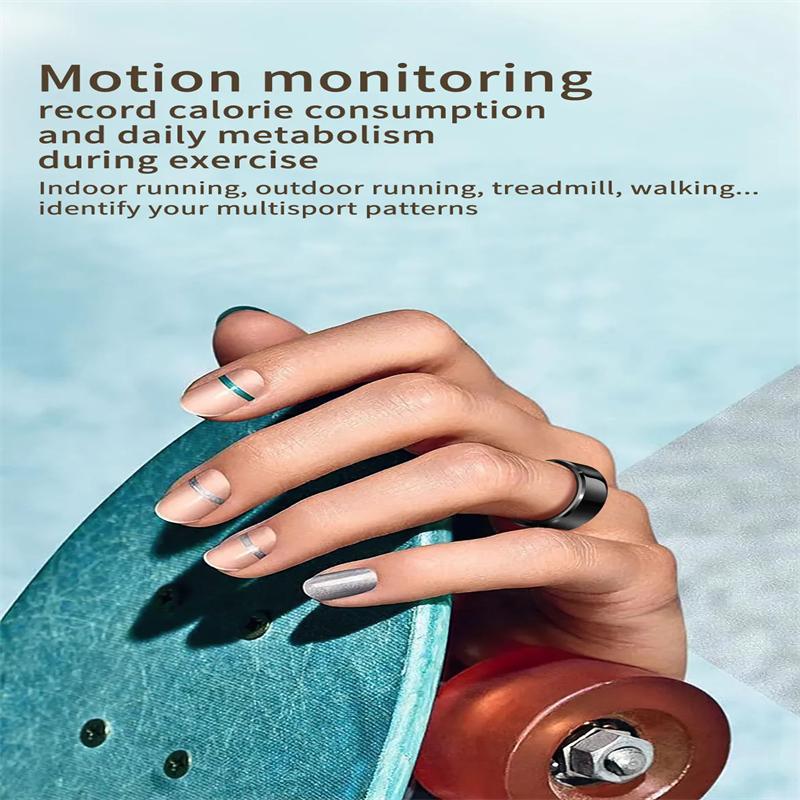 New Smart Ring Sleep Monitoring Multi-function Blood Oxygen Measurement Blood Pressure Multi-sports Mode Low Power Consumption