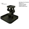 Desktop Organizer for Keys 3D Printed Gorilla Decorative Tray, Squatting Figure with Dual-Tier Storage Cool Desk Jewelry Small Trinkets, Creative
