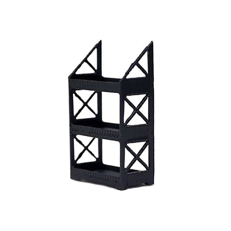 1/64 Scale Model Garage Tire Rack Dioramas Diecast Alloy Car Scene Layout Accessories Miniature Collection