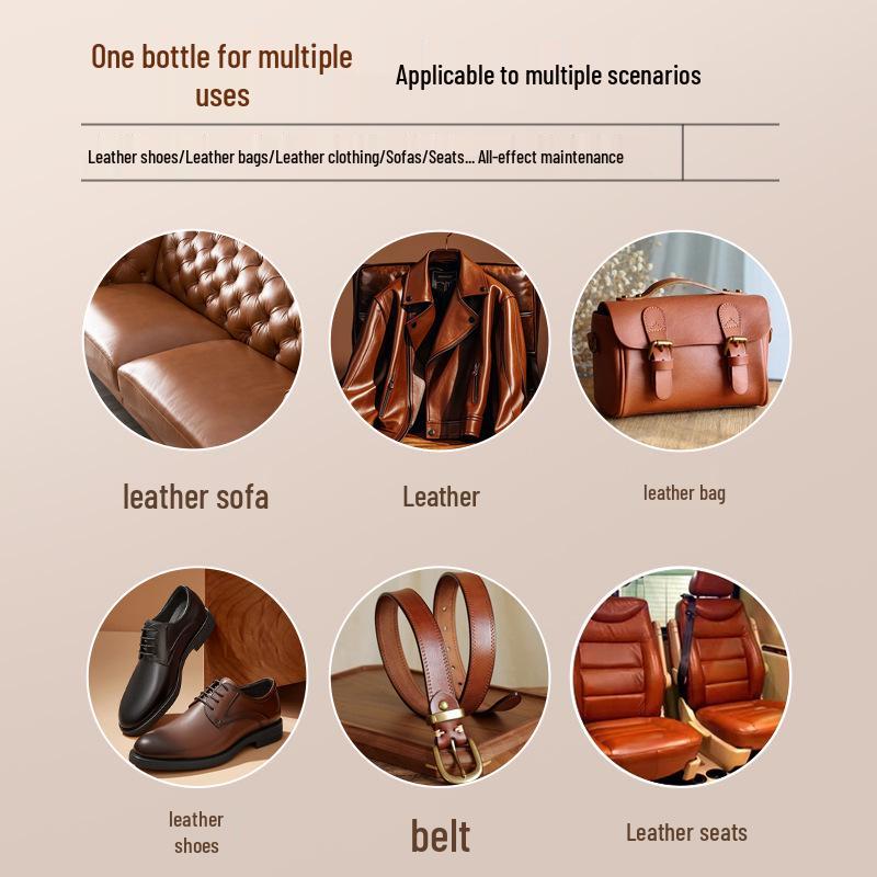 Leather Care & Cleaning Paste: Car Seats, Shoes, Sofa Maintenance Wax