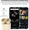 TOZO T6 Earphones Bluetooth Wireless Frequency Warm Sound Small and with ENC during Noise Custom App IPX8 Up to 50 Hours of Continuous Fast Wireless