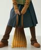 Pleatsmama Shoulder Bag Yellow Brown