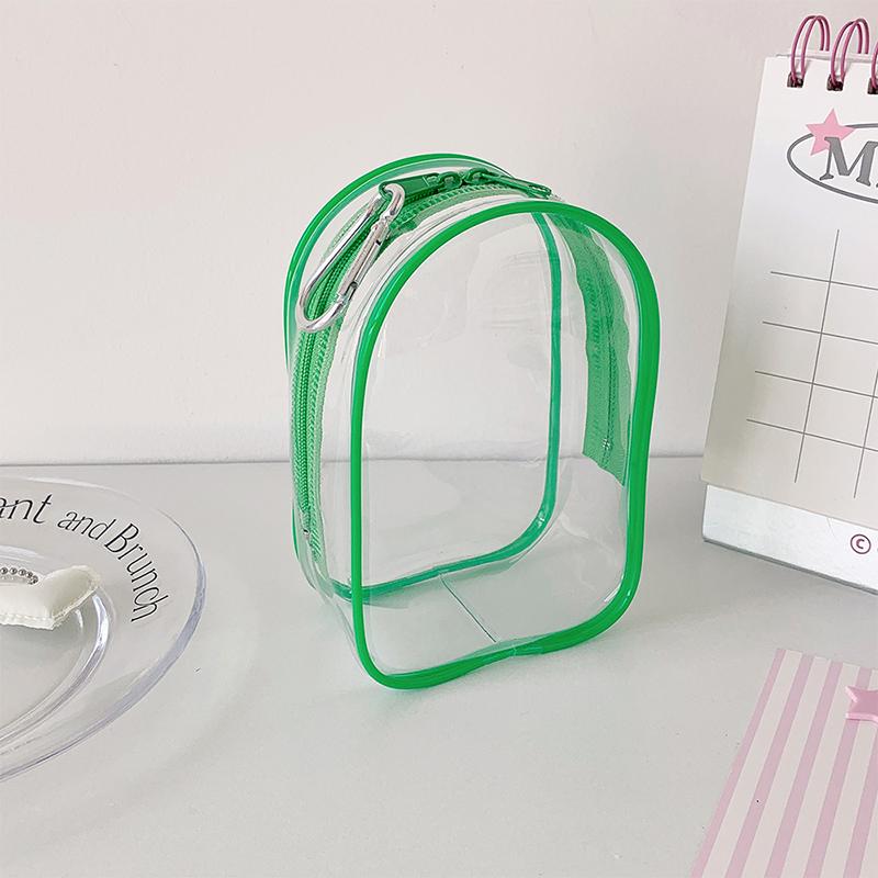 

Cute Cartoon Anime Doll Storage Bag Keychain Pvc Transparent Mystery Box Wallet Girl Children Kawaii Toy Doll Gift Bag