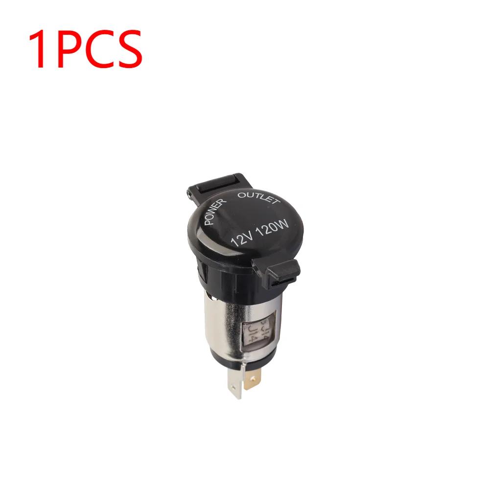 1-5Pcs Cigarette Lighter Female Socket 12-24V Power Plug Case Female Cover Seat With Waterproof Cover Case Auto Accessories