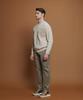 PANICALE Khaki Regular Slim Fit Cotton Pants (Type A)