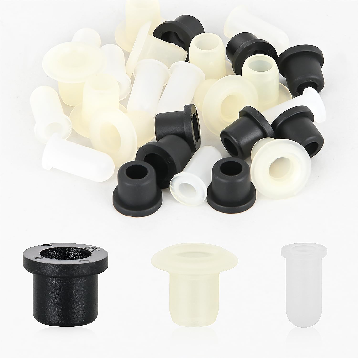 

GOOACC Emblem Grommet Clip Kit Retainer Plate Ornament Reflector Spoiler Grommet for BMW Most Models 51-14-1-807-495 51-14-1-902-279 51-14-8-209-932 чорний