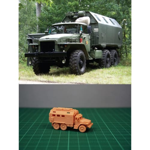 1/144 Russian URAL-375 Passenger (fine Detail) Resin Kit