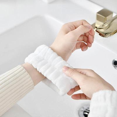 Wrist Washband Microfiber Wrist Wash Towel Band Wristband Scrunchies For Wash Face Absorbent Wrist Sweatband For Women Headband