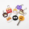 New Cartoon Soft Silicone Protective Key Case Cover for Key Control Dust Cover Holder Women Cute Small Key Chain Pendant Keyring