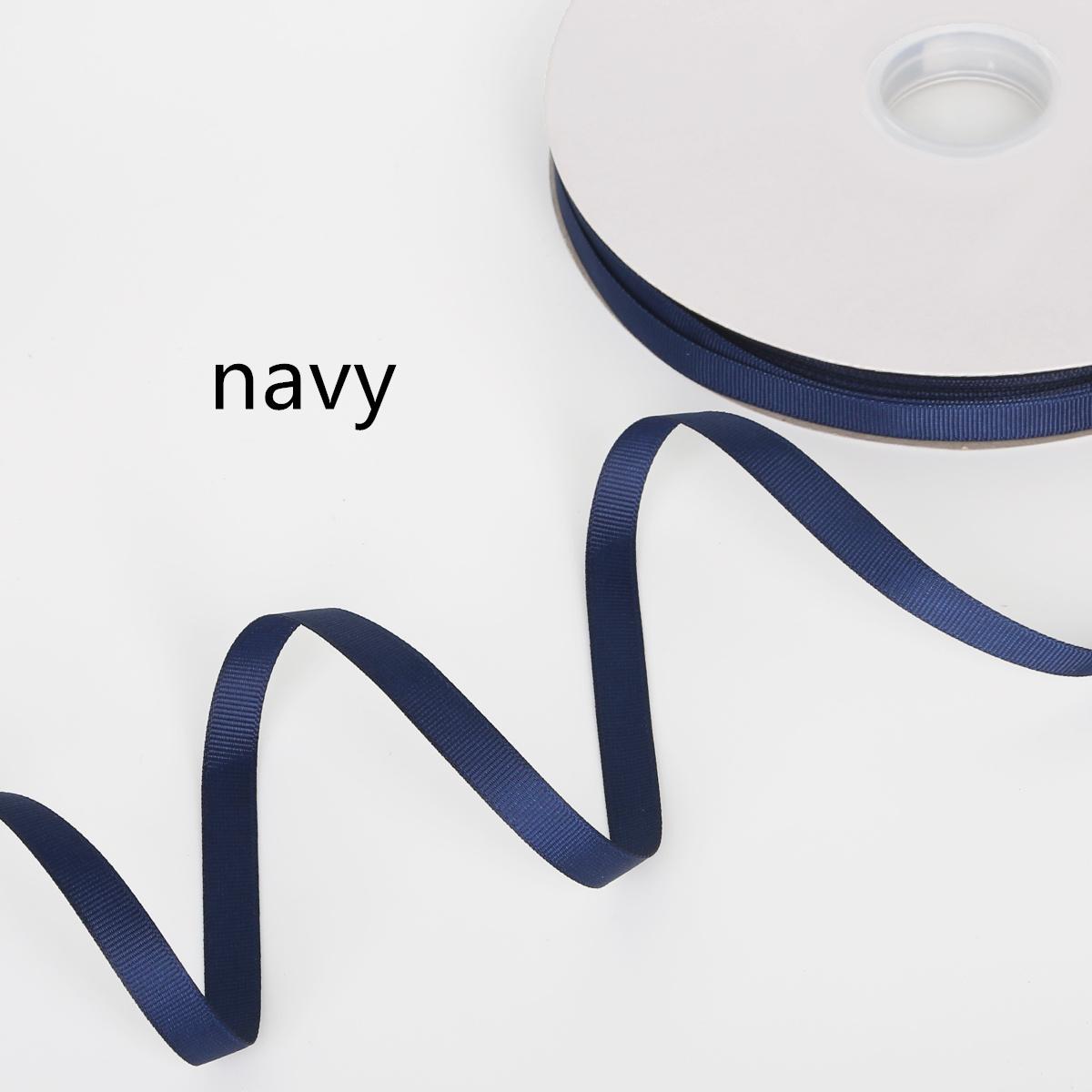 Корсажная лента для декора и заворачивания подарков на Рождество 10MM тёмно-синий