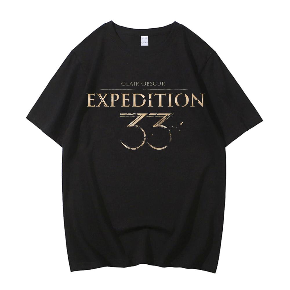 Gamer Mode Sommer Oberteile Clair Obscur Expedition 33 Merch T-Shirt für Männer Frauen Hohe Qualität Baumwolle T-Shirt