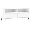 VidaXL TV Stand High Gloss White 100x34.5x44.5 Cm Engineered Wood 831230
