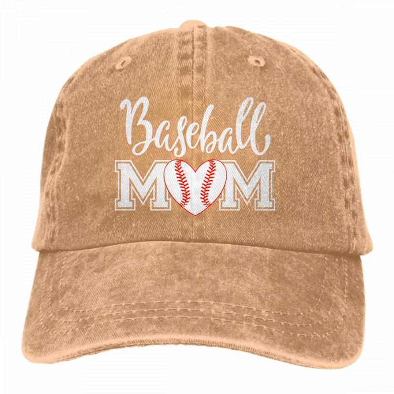 

Baseball Mom Vintage Denim Baseball Cap for Men and Women Hiphop Caps for Men Adult Unisex Four Seasons Casual Adjustable&>8Y