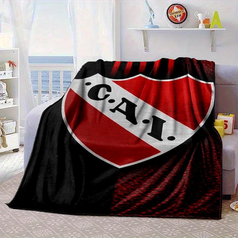 Club Atletico Independiente Portable Blanket/Soft Blanket Bedding Blanket Suitable for Travel Camping Living Rooms Offices Sofas Fan Gifts