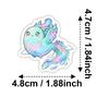 50/100 Pcs Dreamy Watercolor Mythical Animal Theme Stickers DIY for Scrapbook Cup Phone Reward Aesthetic Decor Waterproof Decals