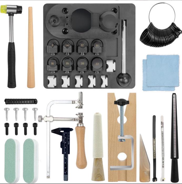 Ring Bender Crimping & Rolling Machine Kit for Gold, Silver, Copper Forming & Repair