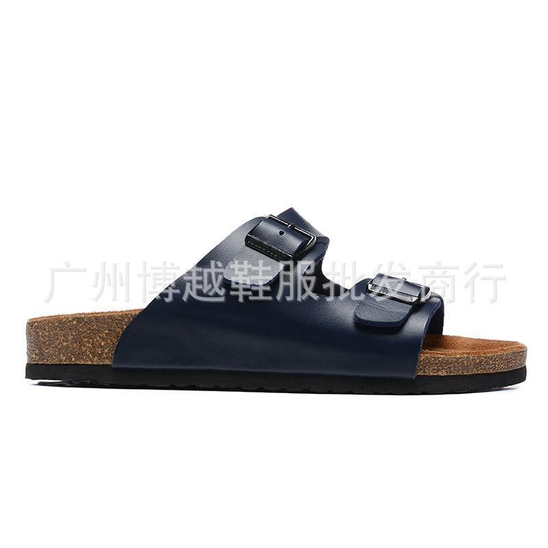 

Recommended by the blogger, summer Birkenstock double-buckle sandals with soft soles, one-word retro casual beach sandals 44 is one size larger
