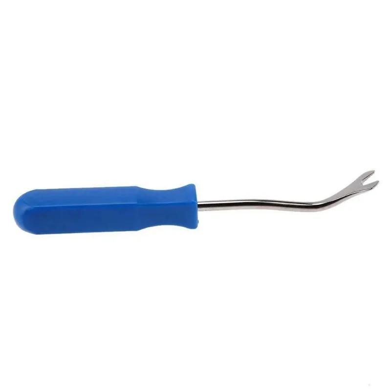 1 PC Car Removal Tool Blue Car Door Trim Panel Fastener Nail Puller Removal Open Pry Tool Clip Plier Automotive Hand Tools