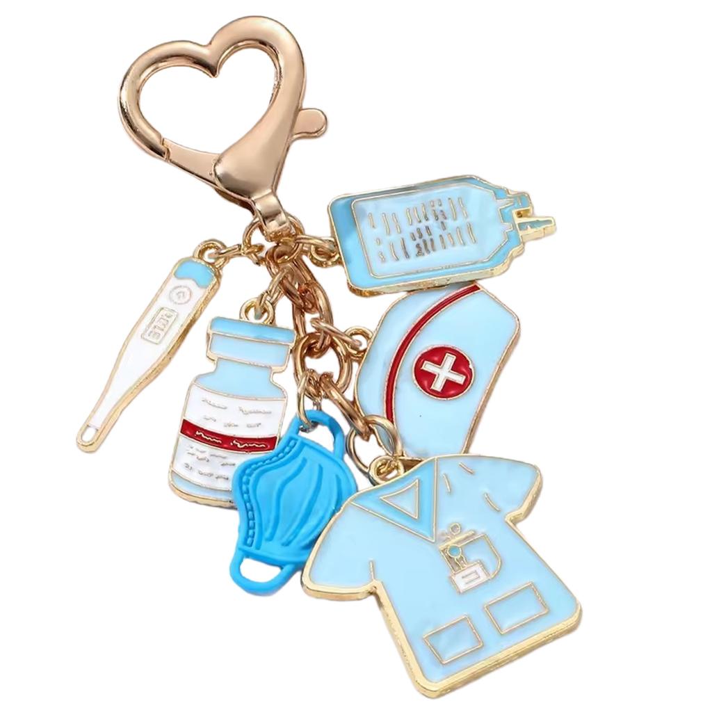 Stylish Nurse Items Keychain Set Designs for Convenience and Style in Hospital Clinic or Classroom Setting Daily Use