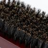 Hair Brush Wood Handle Boar Bristle Beard Comb Styling Detangling Straighten Brown Boar Bristles Massage Comb