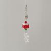 Festival Christmas Bead Mobile Strap Phone Pendant Alloy Phone Strap Resin Alloy Texture Perfect for Bags or Keys