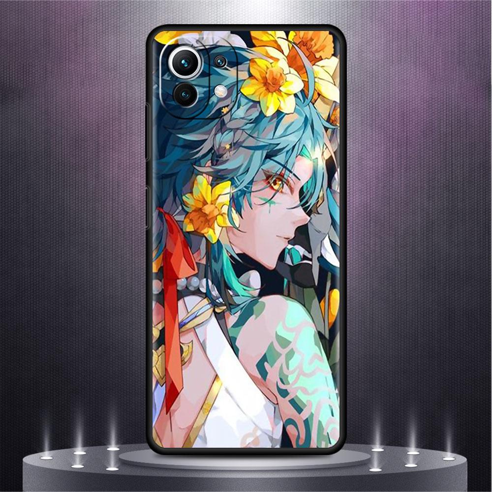Case For Xiaomi Mi Poco X3 X4 NFC M3 Mi 11 11T 10 T 9T 12 9 10T Lite Silicone Back Phone Cover Genshin Impact Raiden Shogun Baal