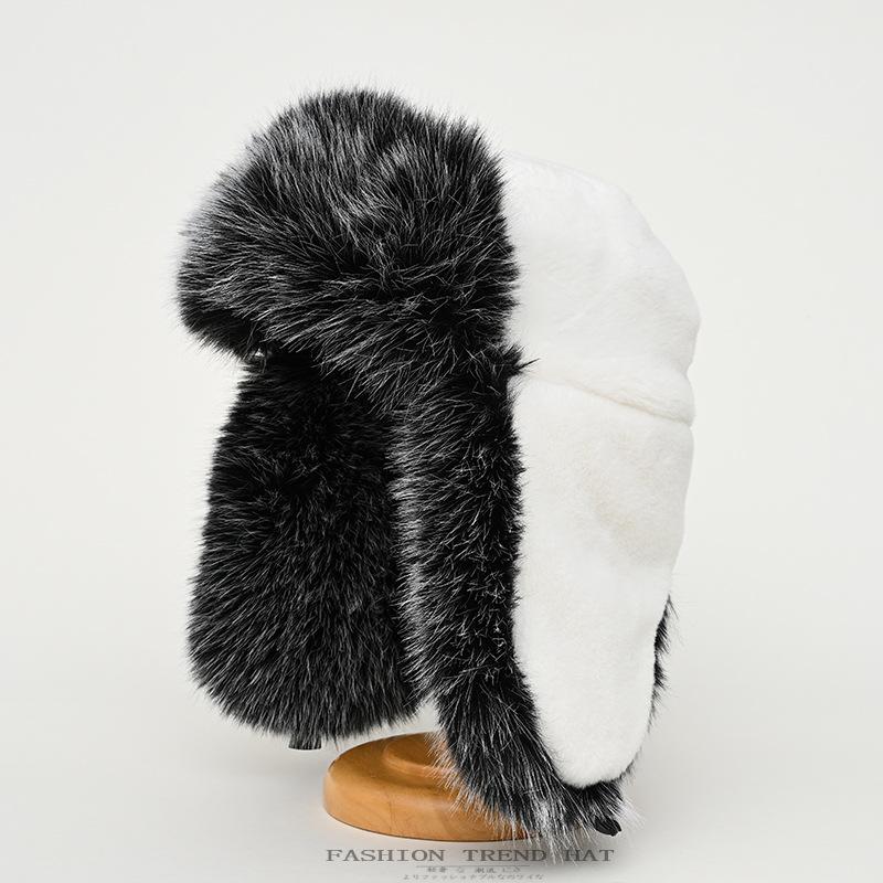 Thunderhead Cap Men's Fall and Winter Warm Cotton Cap Children's Mask Cap Plush Ear Protection Cycling Cap Europe and The United States