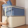 Wardrobe Clothes Storage Box Large Capacity Breathable Mesh Heavy-Duty Folding Frame Storage Basket Trousers Organiser